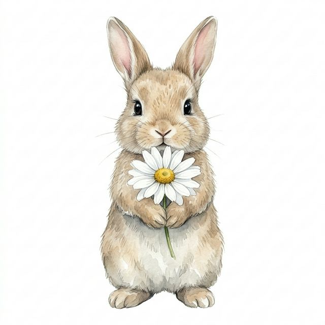 Daisy Bouquet Rabbit